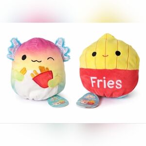 NWT Flip-A-Mallow Alka & Floyd Squishmallow Fries Plush 8 ” 🍟